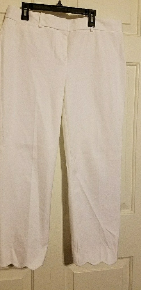 White Capri Dress Pants